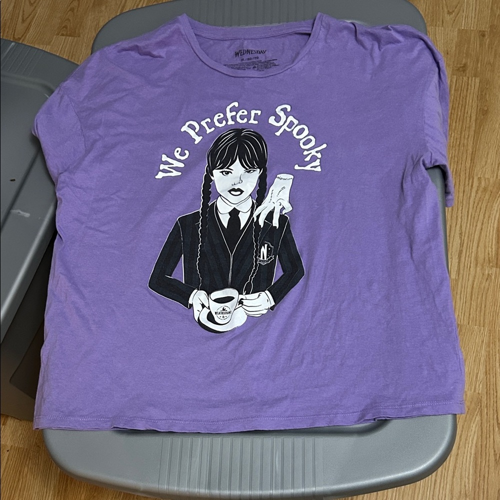 Purple Graphic Tee - We Prefer Spooky